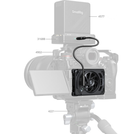 SmallRig 5875 - wentylator, chłodzenie do Panasonic LUMIX S1 II / S1 IIE / S1R II i wybranych Sony - przykład użycia